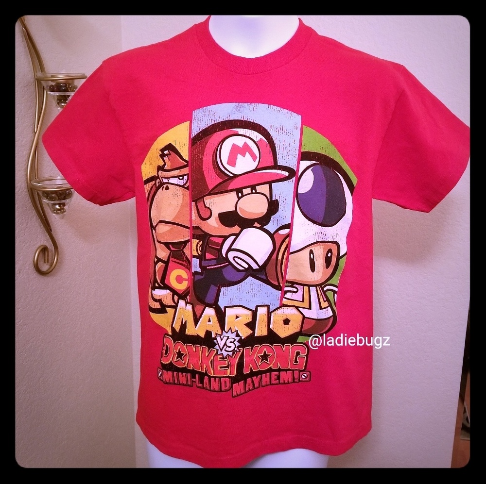Mario Donkey Kong Toad Tshirt Short Sleeves